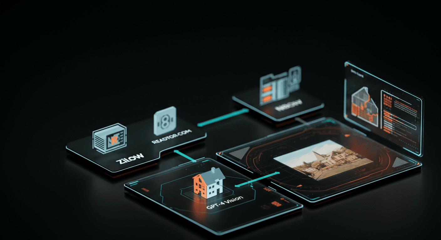 n8n과 GPT-4 Vision을 활용한 부동산 매물 자동 등록 및 정보 추출 시스템 구축: Zillow, Realtor.com 스크래핑부터 맞춤 알림까지