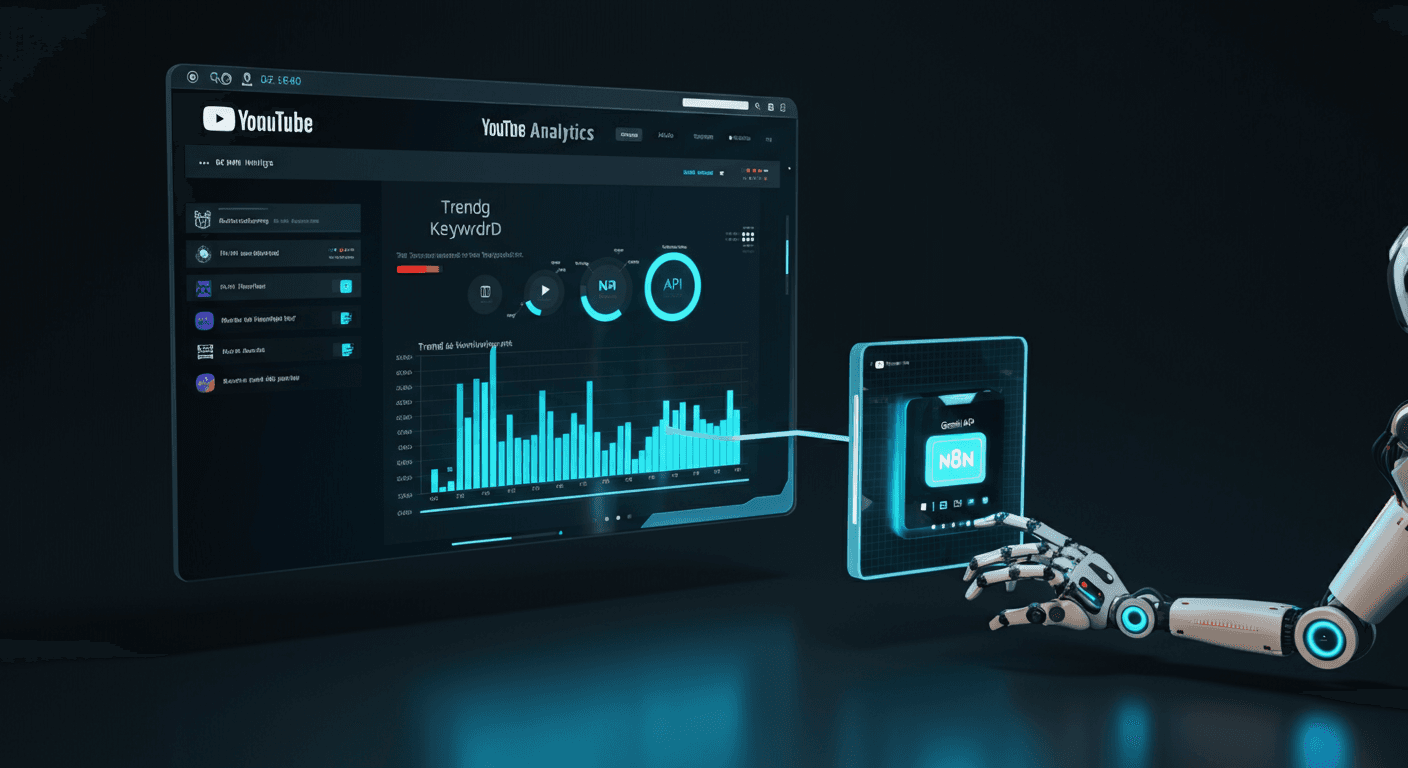 n8n과 Gemini API를 활용한 자동 유튜브 키워드 리서치 시스템 구축: 경쟁 분석, 트렌드 예측, 그리고 맞춤형 추천