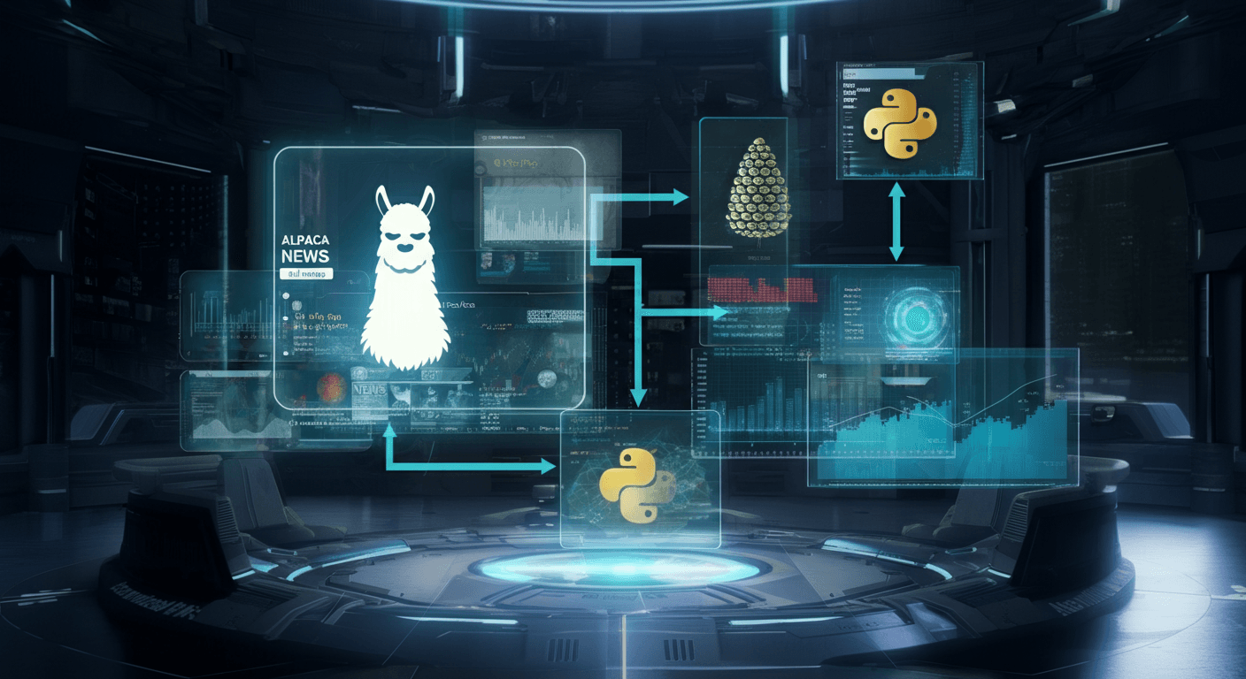 Alpaca API, Pinecone, Python을 활용한 자동 대체 데이터 트레이딩 시스템 구축: 뉴스 감성 분석 및 임베딩 기반 실시간 투자 전략