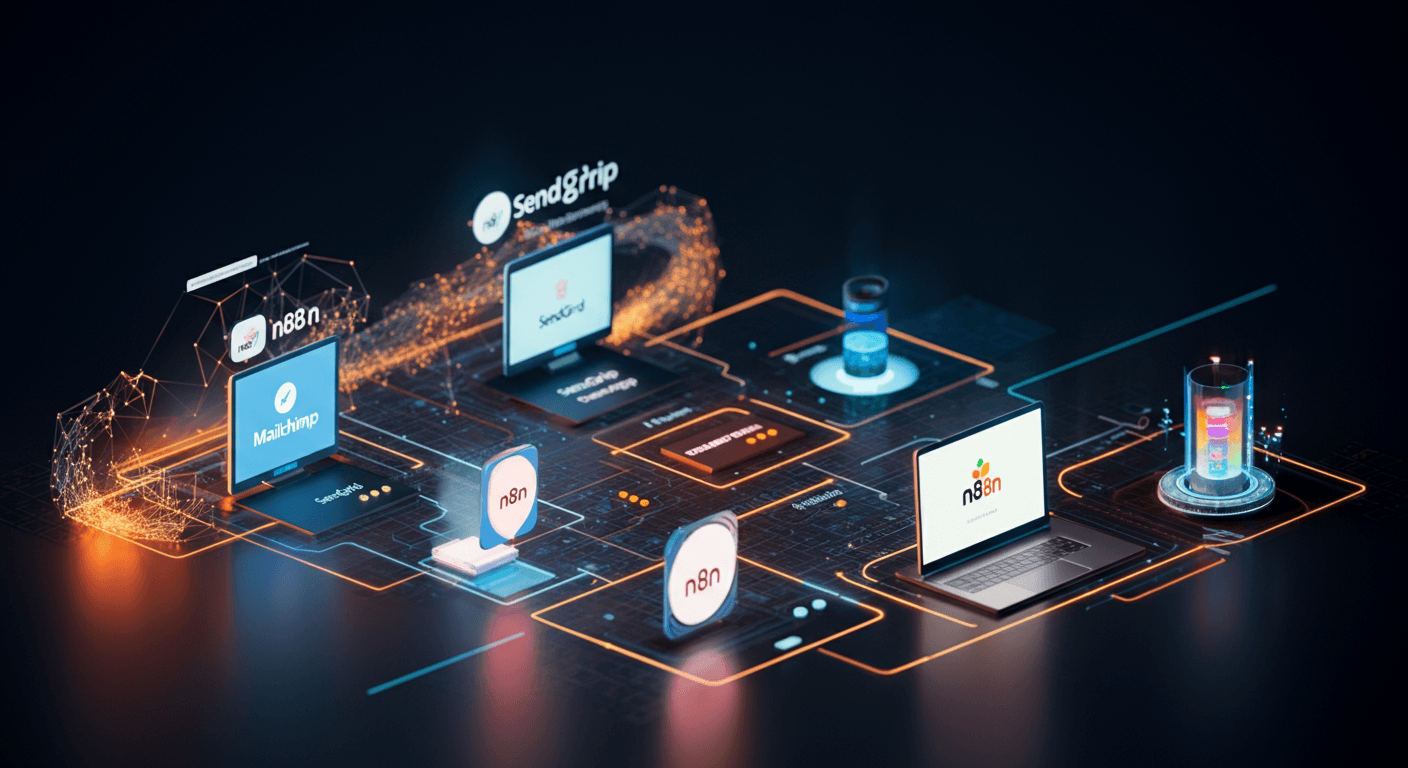n8n과 Google Sheets를 활용한 자동 이메일 캠페인 성과 보고서 구축: Mailchimp, SendGrid, 및 API 데이터 통합 자동화